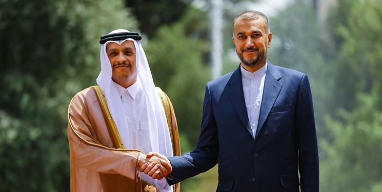 دیدار امیرعبداللهیان با نخست‌وزیر و وزیر خارجه قطر