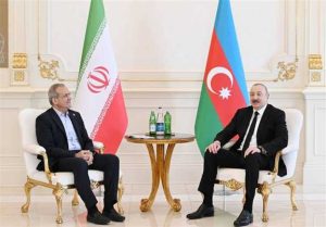 گزارش دیدار پزشکیان و الهام علی اف در باکو